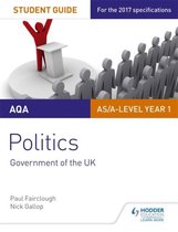 AQA ASAlevel Politics Student Guide 1 Government of the UK Aqa Asa Level Students Guides