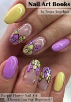 Fashion & Nail Design - Nail Art Books: Purple Flower Nail Art Decorations For Beginners?