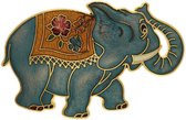 Behave Broche olifant blauw