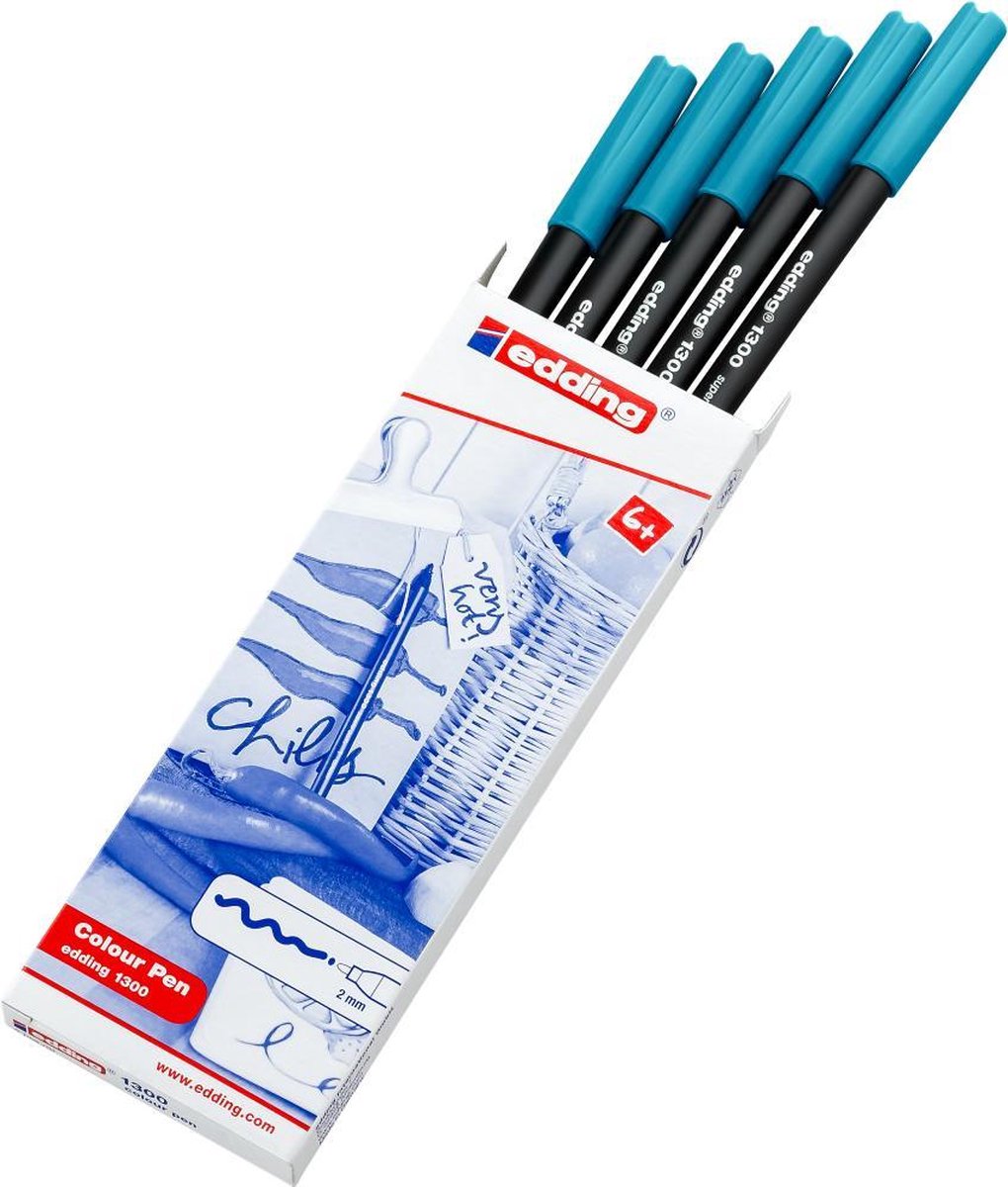 Edding 1300 Viltstift Mangaalblauw
