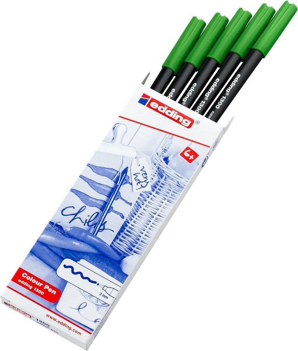 Color pennen Edding 1300-48 groen-blad