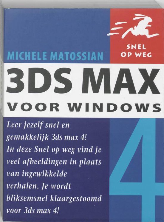 Cover van het boek '3ds Max 4 voor Windows' van Michele Matossian