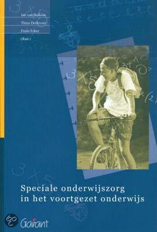 Cover van het boek 'Speciale onderwijszorg in het voortgezet onderwijs'