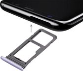 Simkaarthouder / sim tray geschikt voor Samsung Galaxy S8+ (PLUS) Grijs