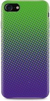 iPhone 7 Hoesje lime paarse cirkels - Designed by Cazy