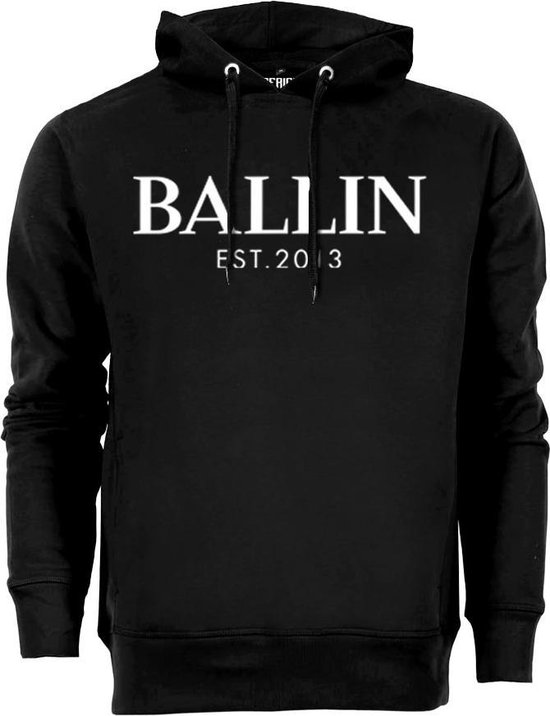 Ballin Est. 2013 - Heren Sweaters Basic Hoodie - Zwart - Maat S | bol.com
