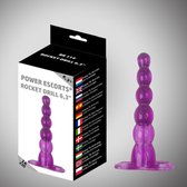 Power Escorts - Rocket Drill - Uitdagende - Anal Plug - 6.3 Inch / 16 cm - BR114 - Paars