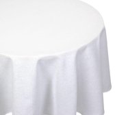 (B-keus) Tafelkleed Yuco wit 160 x 160 (teflon gecoat) - met weeffout