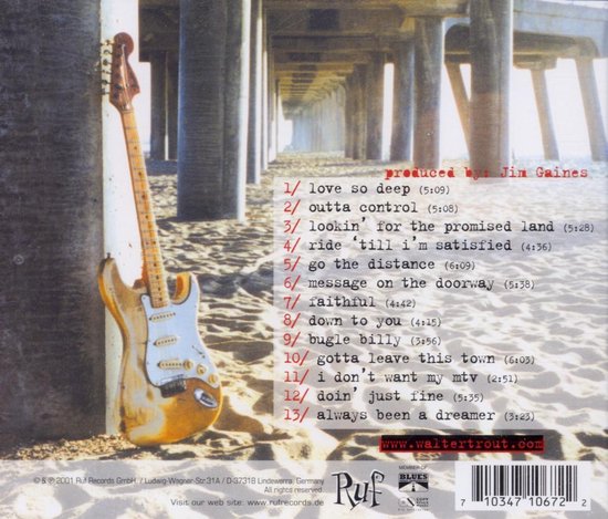 Go The Distance Walter Trout The Radicals CD Album Muziek Bol Com