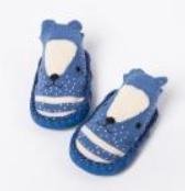 Baby Schoentjes / Baby Sokjes / Baby Sloffen - Anti Slip - 11 cm - Blauw