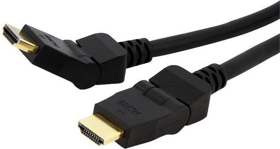 teugels rechtbank winter StarTech.com - 1.4 High Speed HDMI kabel - tweezijdig flexibel haaks - 1 m  - Zwart | bol.com