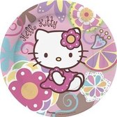 Hello Kitty wegwerp borden 23cm