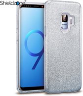 SHIELDZONE - Glitters achterkant hoesje voor Samsung S9 - Zilver
