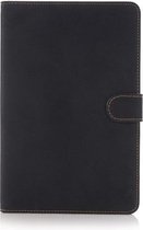Retro-stijl PU-lederen Flip Cover Case voor iPad mini 4 - Zwart