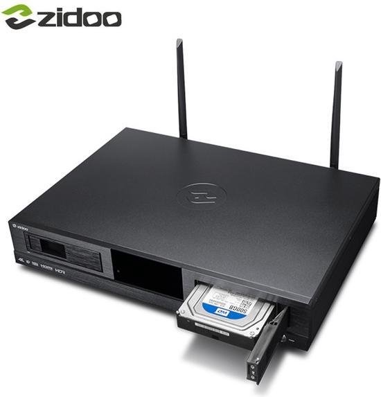 ZIDOO X20 - De ultieme UHD Mediaspeler met 2 HDD slots, 3 HDMI poorten / Kodi op zijn best! - Zidoo