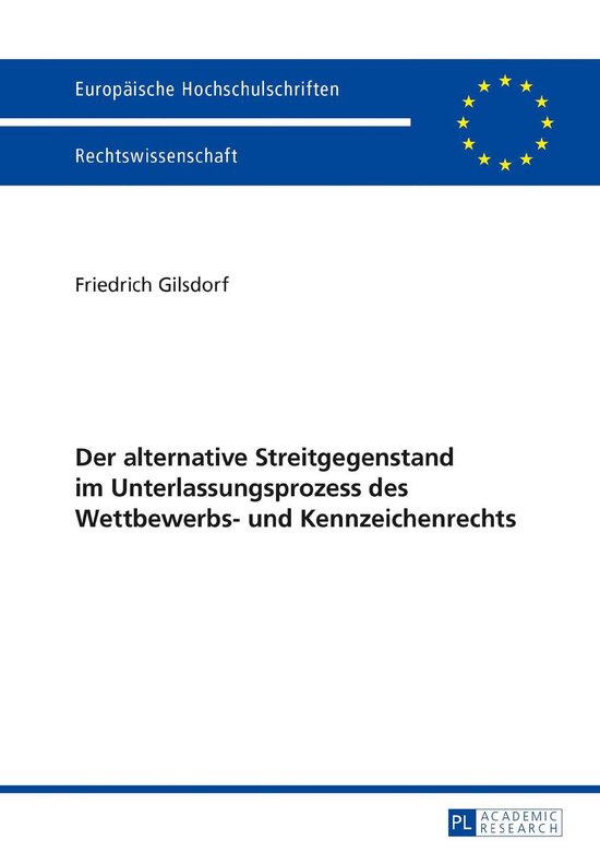 Europaeische Hochschulschriften Recht 9891 - Der alternative ... - cover