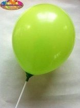 Voordeelpak 100 stuks Licht groene parelmoer metallic ballon 30 cm hoge kwaliteit
