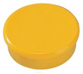 10 aimants ronds jaunes 3,8 cm Aimants pour tableau blanc - 10 pièces - jaunes - ronds 3,8 cm