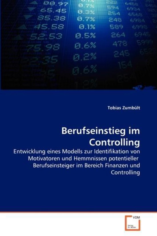 Steuererklärung Berufseinstieg Mitten Im Jahr Berufseinstieg im Controlling | 9783639332933 | Tobias Zumbült | Boeken