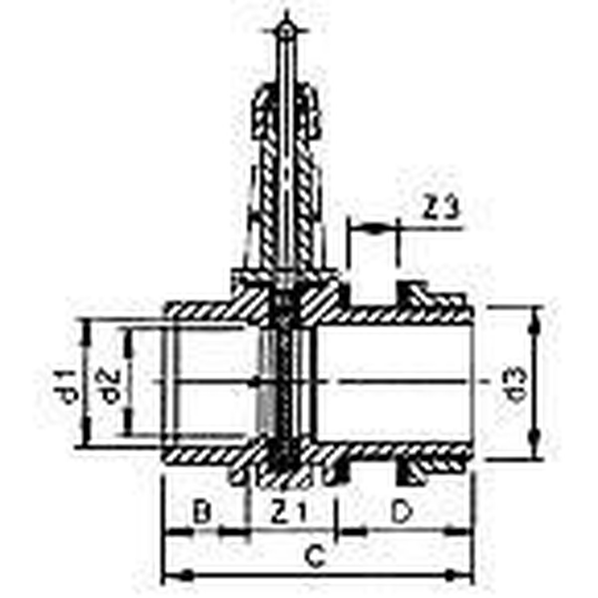 VDL PVC Schuifkraan met doorvoer 75mm bol