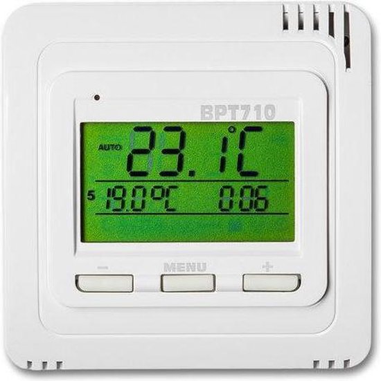 bol.com | Thermostaat draadloos klokthermostat voor infrarood panelen  verwarming 401343