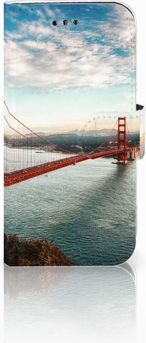 Samsung Galaxy A3 2017 Flip Cover Golden Gate Bridge
