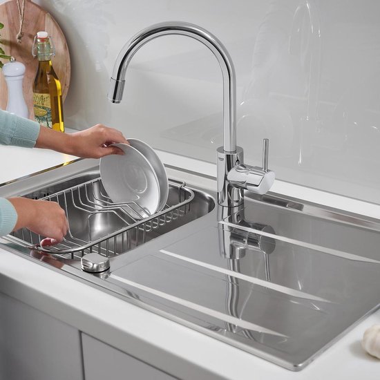GROHE 40856GN0 Multifunctionele grid 450 afdruiprek, inklapbaar, cool Sunrise geborsteld