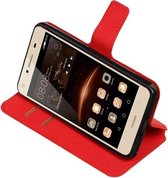 Rood Huawei Y6 II Compact TPU wallet case booktype cover HM Book