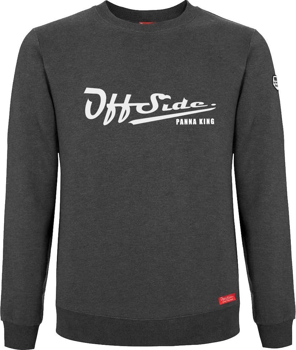Panna King .. Sweater Regular Fit Gray - Maat XXL - Off Side - incl. Gratis rugzak