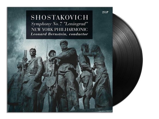 Vinyl LP in hoes met Shostakovich Symfonie nr. 7 "Leningrad".