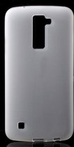 LG K10 TPU Hoesje Transparant Mat, Flexibel