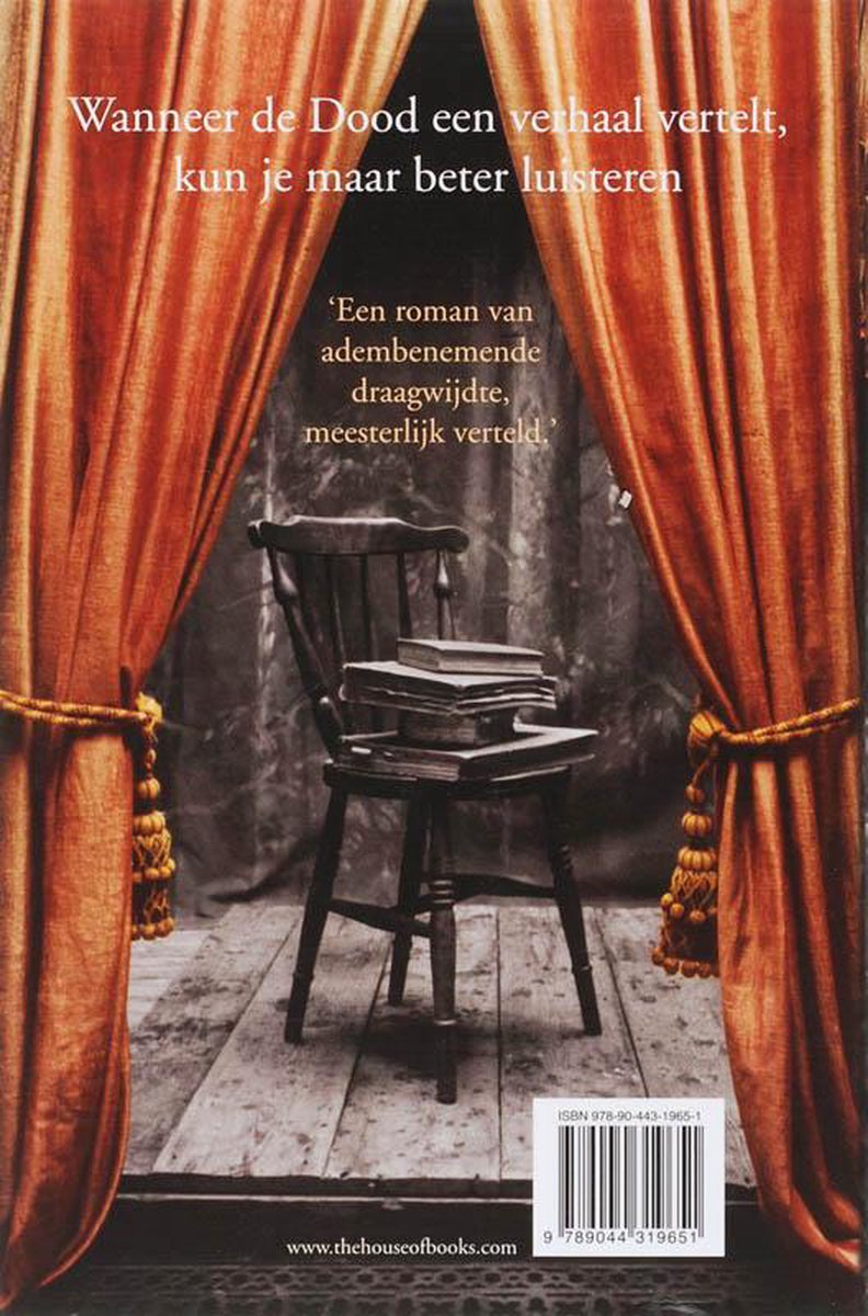 De boekendief - back cover