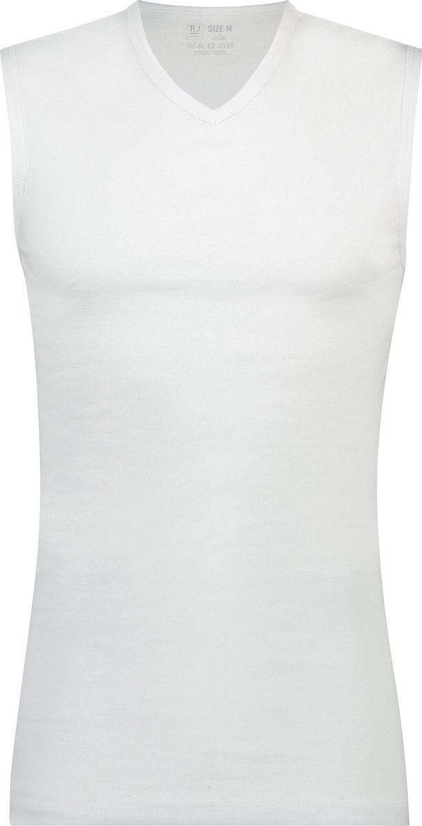 RJ Everyday 2-Pack Hemd V-Hals Zwolle Wit S