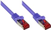 Alcasa 0.5m Cat6 S/FTP netwerkkabel 0,5 m S/FTP (S-STP) Violet