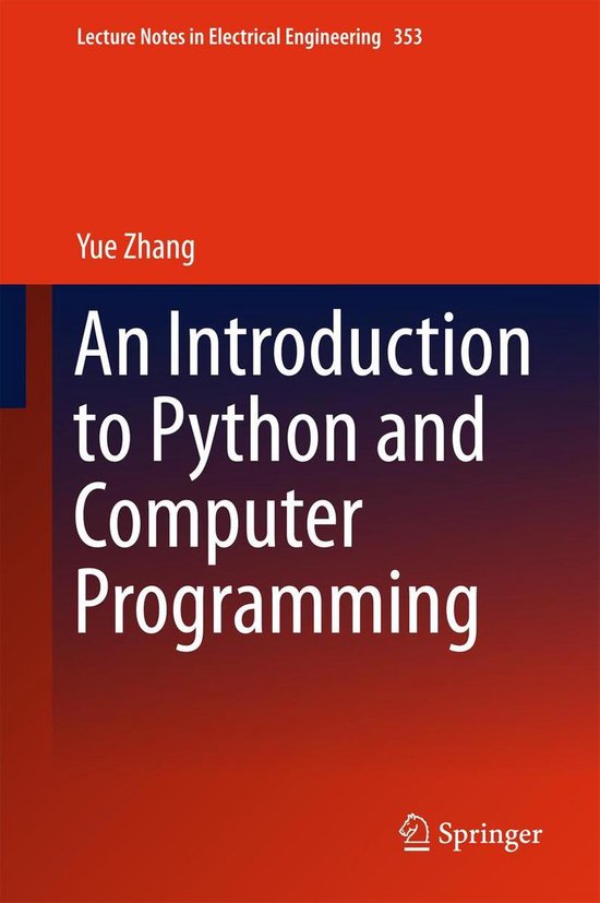 Lecture Notes in Electrical Engineering 353 - An Introduction to Python ...