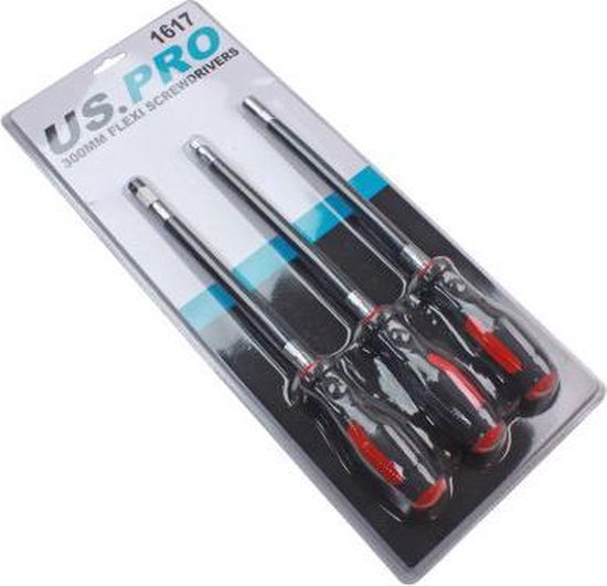 Tournevis BGS Technic à Clé De Serrage Flexible 500 Mm - 4, 5, 7 Mm Extra Long