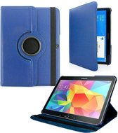 Samsung Galaxy Tab 4 10.1 T530 / T535 Tablet Case met 360° draaistand cover hoes Kluer Donker Blauw