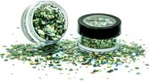 PaintGlow Chunky Glitter shakers - Face jewels - Glitters gezicht - Festival make up - Green Envy