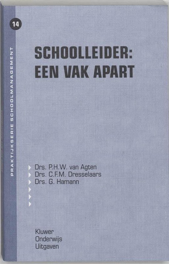 Schoolleider: een vak apart - cover