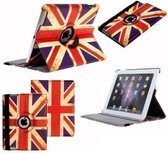 Xssive Tablet Hoes voor Apple iPad 2 / 3 / 4 - 360° draaibaar - Retro Engelse Vlag