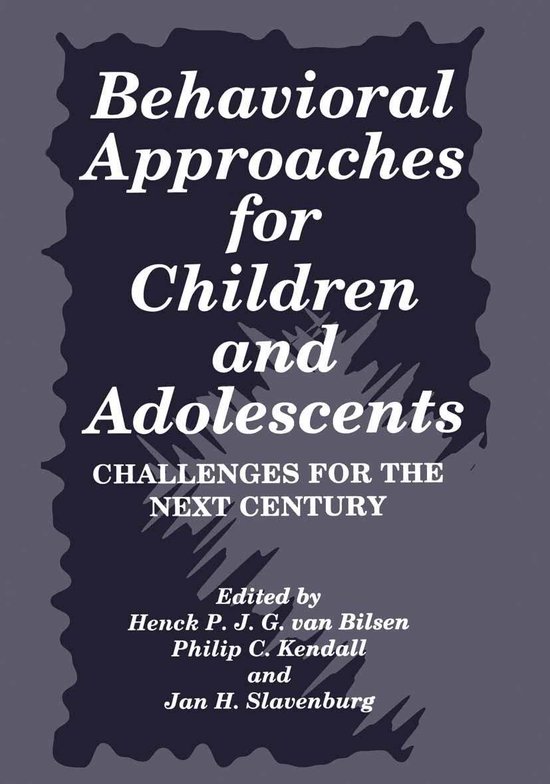 Behavioral Approaches for Children and Adolescents - cover