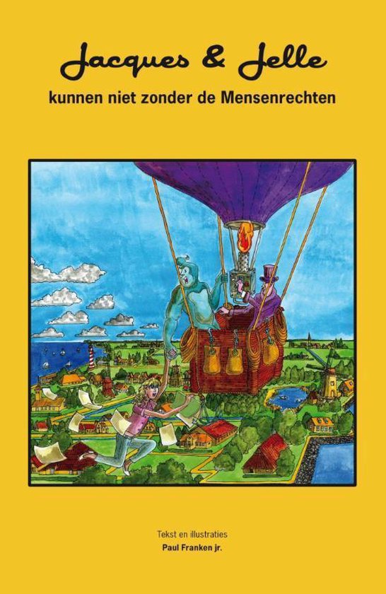 Cover van het boek 'Jacques en Jelle kunnen niet zonder de mensenrechten'
