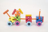 Wizzwizz Constructiespeelgoed Boogy Junior Hout 9-delig