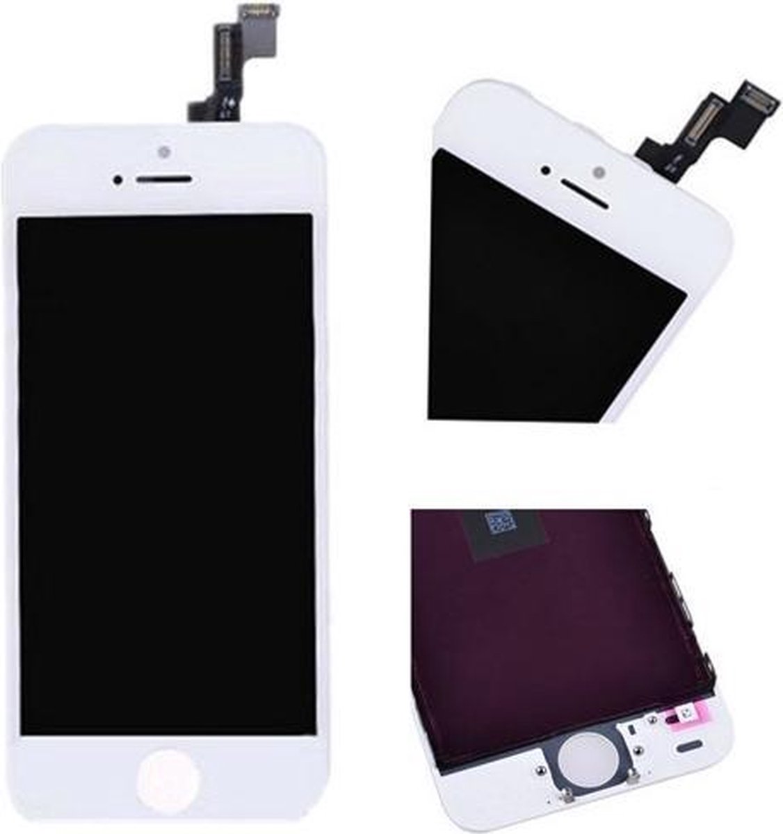 HoesjesMarkt - Apple iPhone 5s Wit Compleet scherm, LCD inclusief Touchglas en Backlight