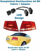Autolampen - Facelift LED achterlichten - Retrofit - Audi A4 8H Cabrio