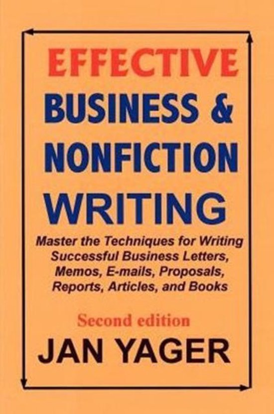 Effective Business & Nonfiction Writing - cover