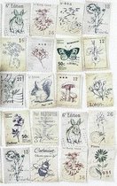 Set van 46 stickers - Flora en Fauna old look