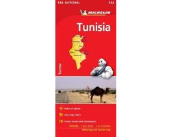 Tunisia - Michelin National Map 744