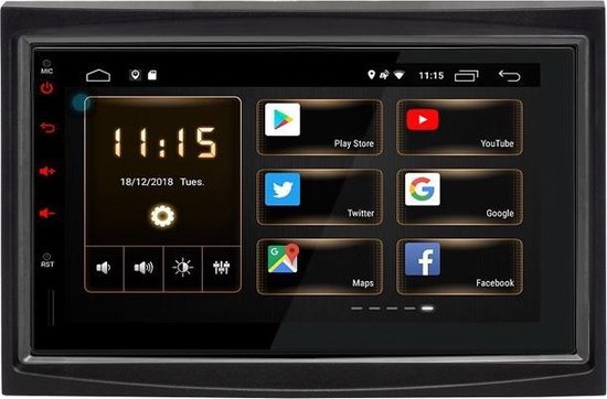 Navigation Fiat Scudo Android 8.1 - Autoradio tactile 7 '' | bol