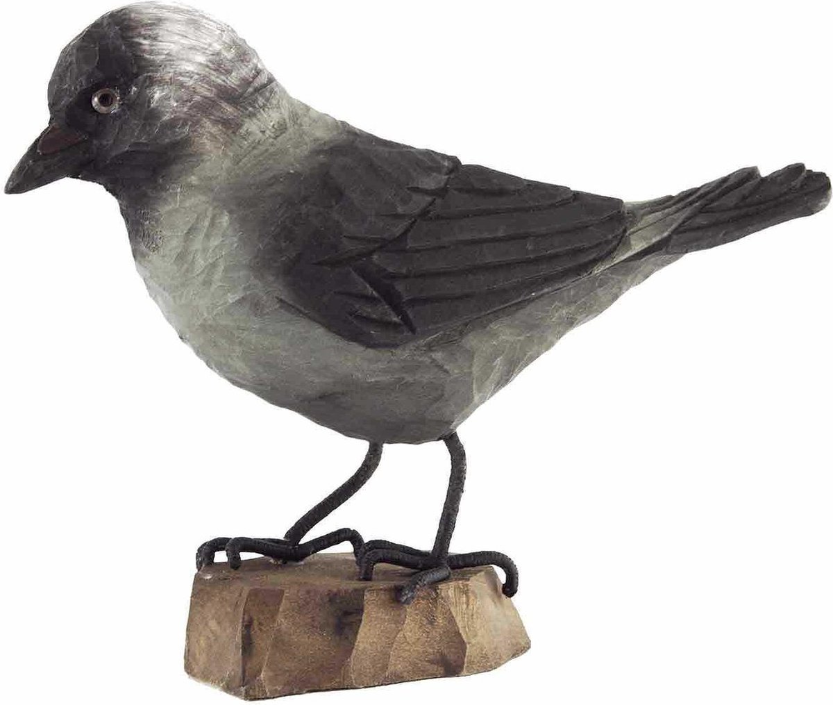 Wildlife Garden -Houten Vogel - Kauw